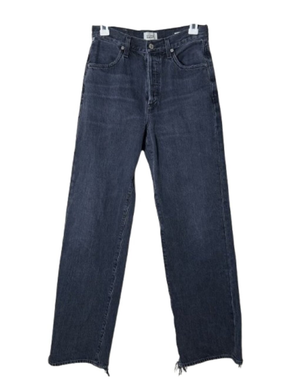 Citizens of Humanity annina faded black gray wide leg high rise jeans womens 25